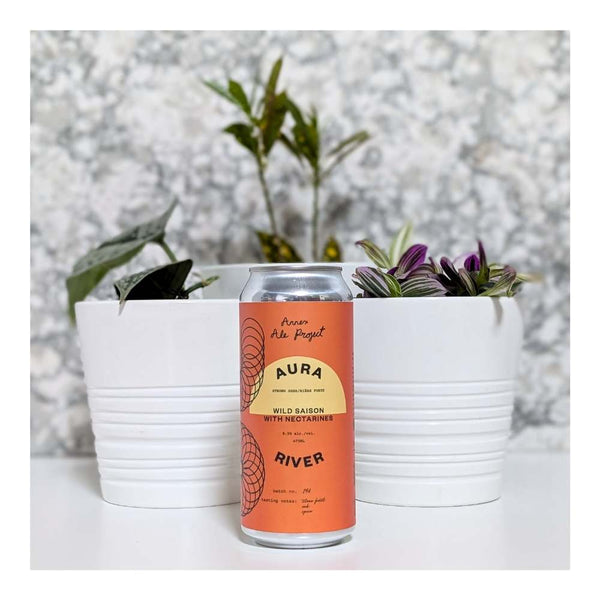 Annex Ale Project Aura River Wild Saison with Nectarines