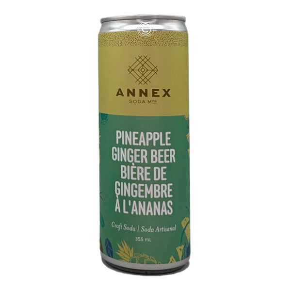 Annex Soda MFG Pineapple Ginger Beer Non-Alcoholic Craft Soda