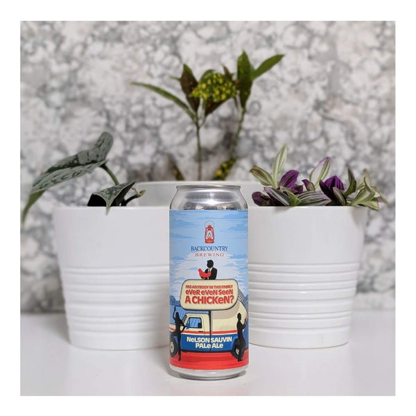 Backcountry Brewing Has Anyone In This Family Ever Seen A Chicken? Hazy Pale Ale