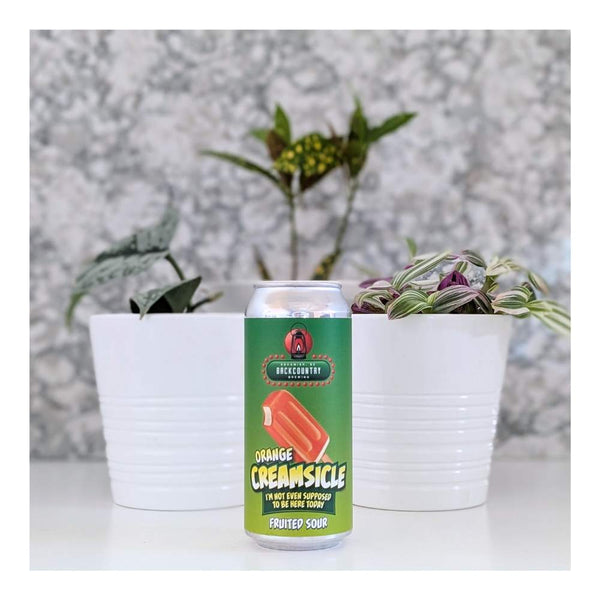 Backcountry Brewing I'm Not Even Supposed To Be Here Today Orange Creamsicle Sour