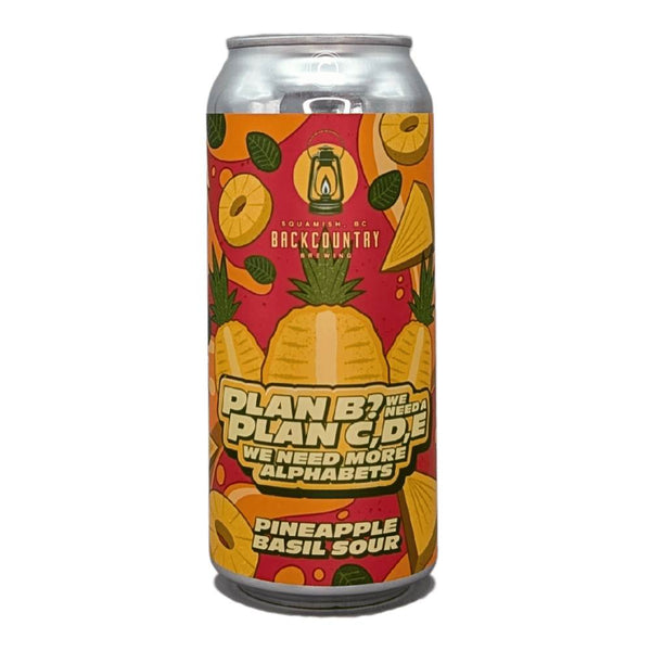 Backcountry Brewing x Field House Brewing Co. Plan B? We Need A Plan C, D, E, We Need More Alphabets Pineapple Basil Sour