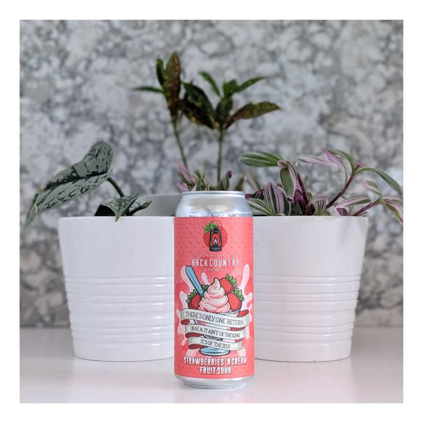 Backcountry Brewing There's Only One 'Return', Okay, And It Ain't of 'The King', It's of 'The Jedi' Strawberry Creamsicle Sour