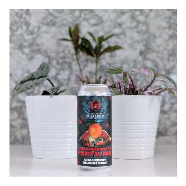 Backcountry Brewing Welcome To The Party, Pal Cranberry Orange Sour
