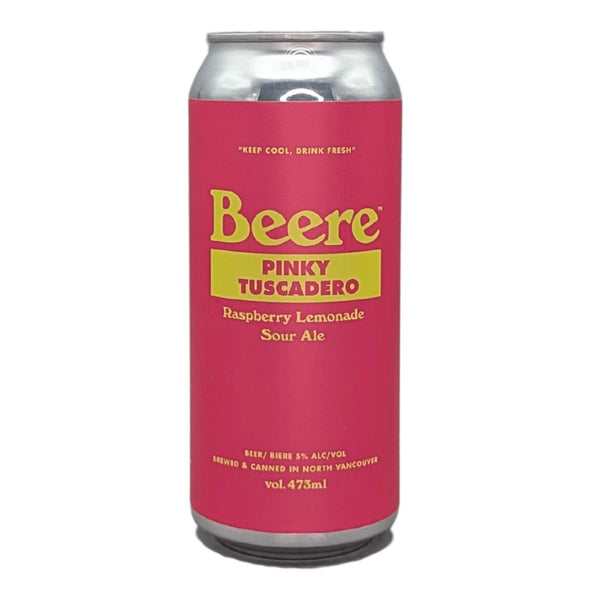 Beere Brewing Company Pinky Tuscadero Raspberry Lemonade Sour