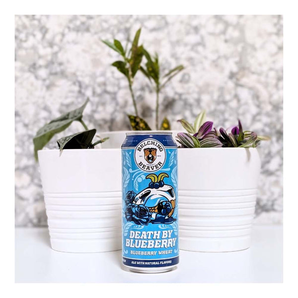 Belching Beaver Brewery Death by Blueberry Fruit Beer