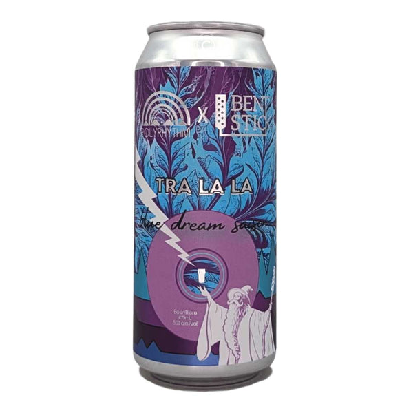 Polyrhythm Brewing x Bent Stick Brewing Co. Tra-La-La Terpene Infused Saison