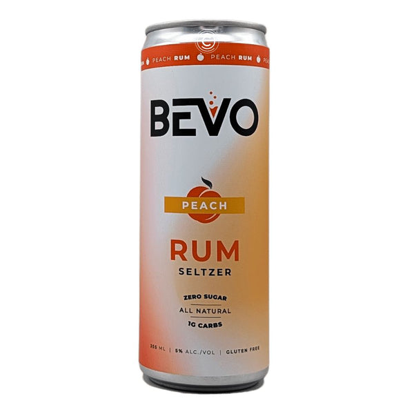 Bevo Beverages Peach Rum Seltzer