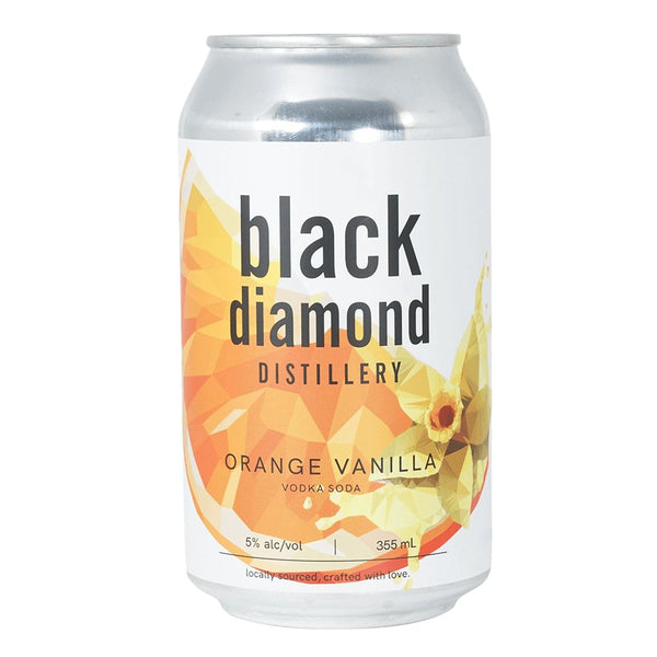 Black Diamond Distillery Orange Vanilla Vodka Cocktail