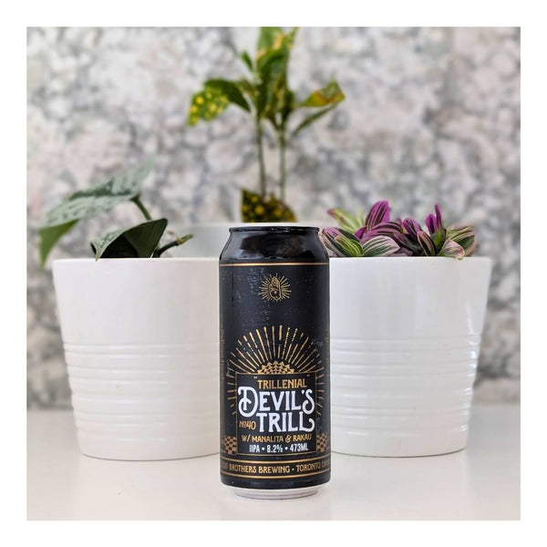 Blood Brothers Brewing Devil's Trill 40 - Trillennial Hazy Double IPA