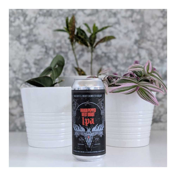 Blood Brothers Brewing The Devil Went Down to Geary Mango Pepper West Coast IPA