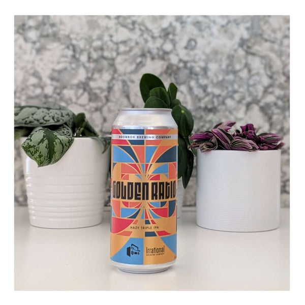 Boombox Brewing Company x Irrational Brewing Company Golden Ratio Triple IPA