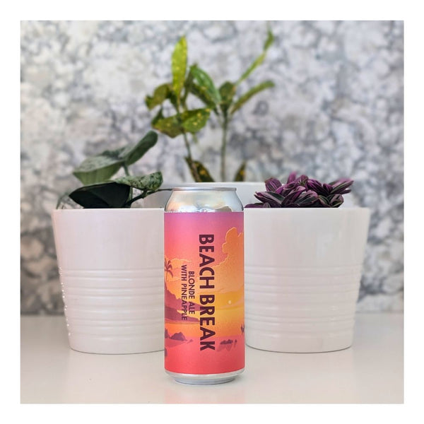 Born Brewing Co. Beach Break Blonde Ale with Pineapple