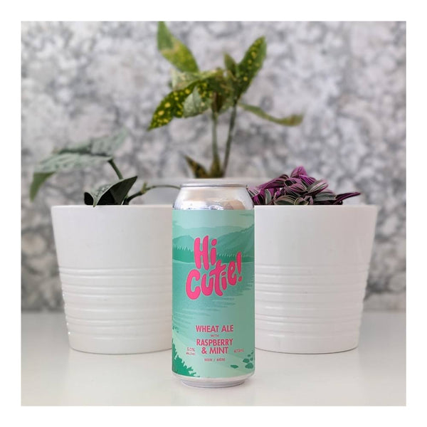 Born Brewing Co. Hi Cutie Raspberry & Mint Wheat Ale