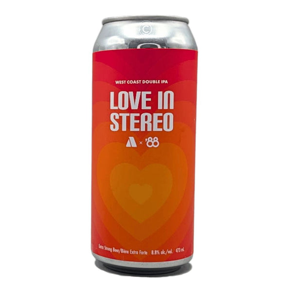 Cabin Brewing Company x Eighty-Eight Brewing Co. Love In Stereo West Coast IPA