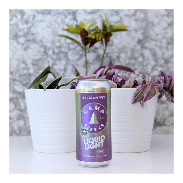 Camp Beer Co. x Dageraad Brewing Liquid Light Witbier