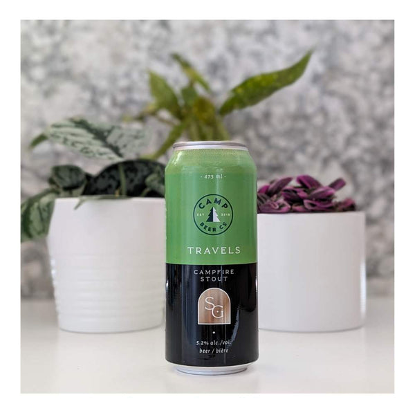 Small Gods Brewing Co. x Camp Beer Co. Travels Campfire Stout