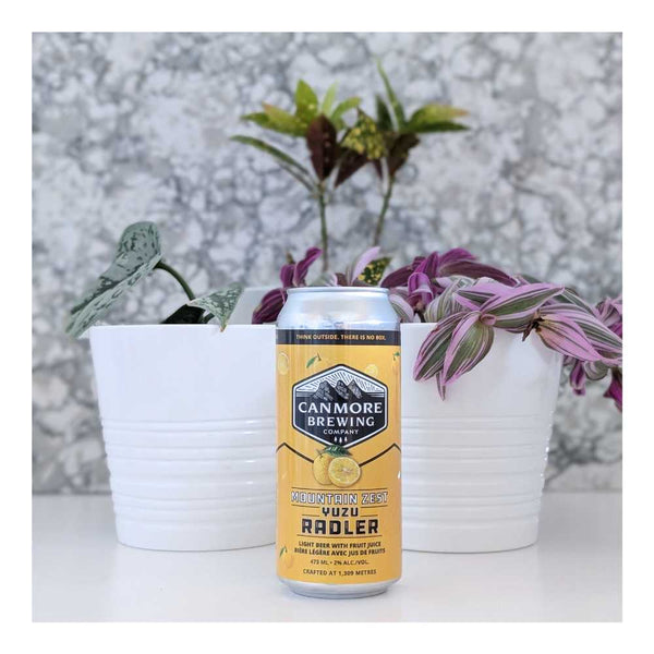 Canmore Brewing Company Mountain Zest Yuzu Radler