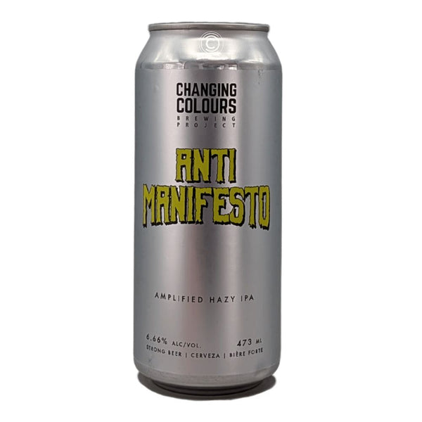 Changing Colours Brewing Project Anti Manifesto Amplified Hazy IPA