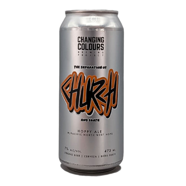 Changing Colours Brewing Project The Separation of Church and Skate: CHURCH Hazy IPA