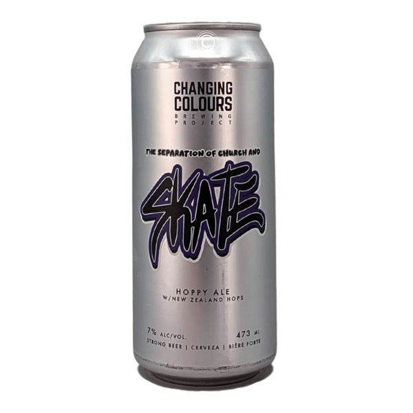Changing Colours Brewing Project The Separation of Church and Skate: SKATE Hazy IPA