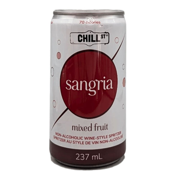 Chill Street Craft Mocktails Sangria Non-Alcoholic Wine Spritzer