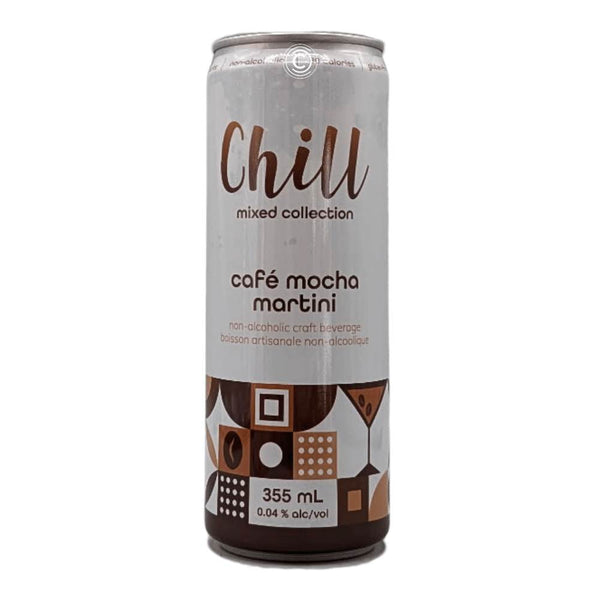 Chill Street Craft Mocktails Cafe Mocha Martini Non-Alcoholic Mocktail