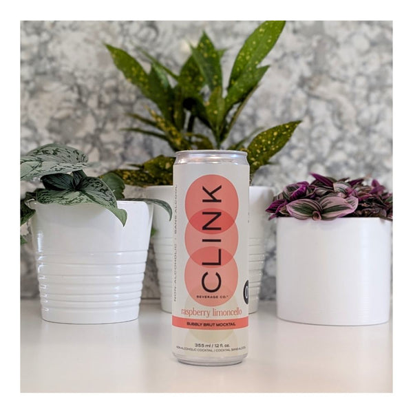 Clink Beverage Co. Raspberry Limoncello Non-Alcoholic Cocktail
