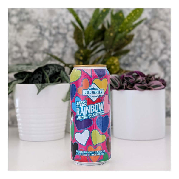 Cold Garden Beverage Company Taste The Rainbow Triple Berry Skittle Blonde Ale