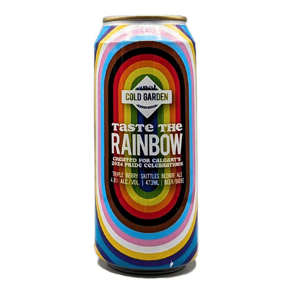 Cold Garden Beverage Company Taste The Rainbow Triple Berry Skittle Blonde Ale