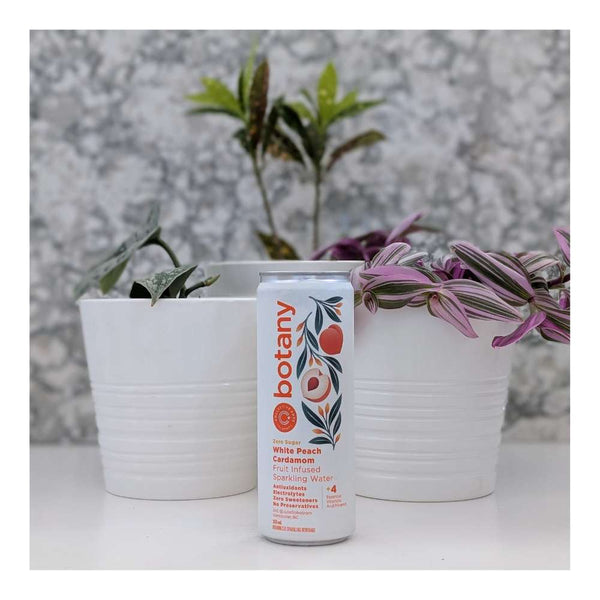 Collective Arts Brewing Botany: White Peach & Cardamom Infused Sparkling Water Non-Alcoholic