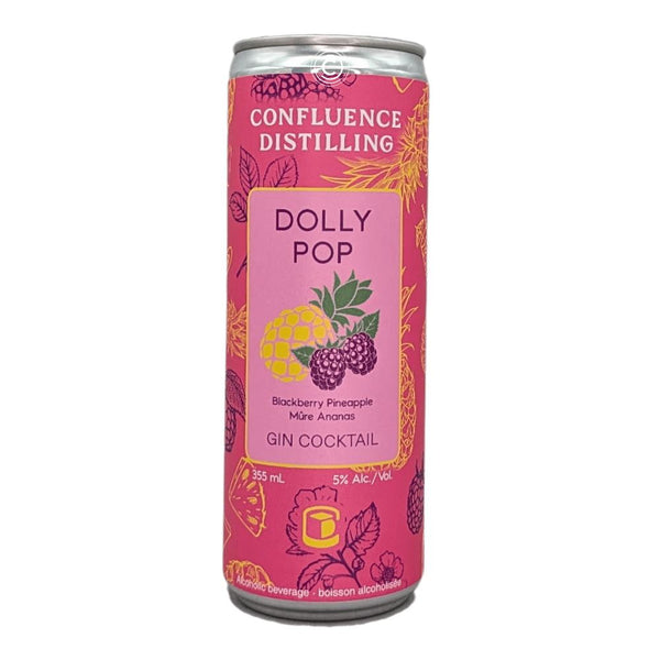 Confluence Distilling Dolly Pop Blackberry Pineapple Gin Cocktail