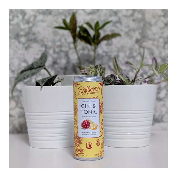 Confluence Raspberry & Lemon "Gin & Tonic" Non-Alcoholic Cocktail