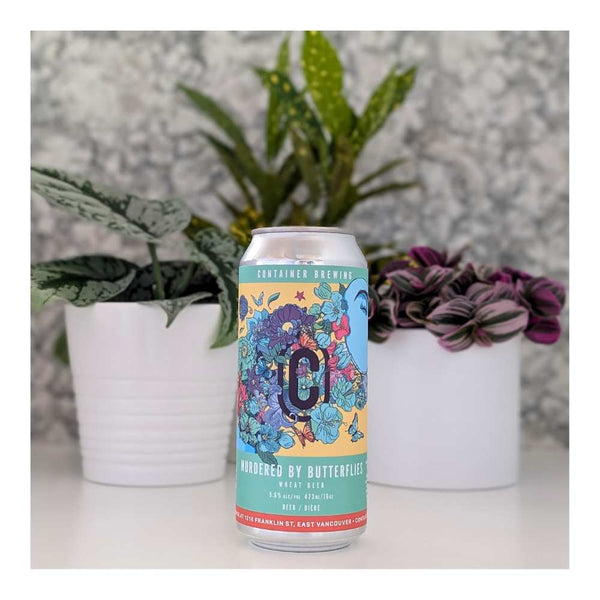 Container Brewing Murdered By Butterflies Wheat Beer