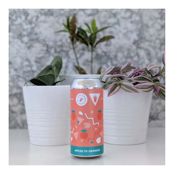 Core Values Cider Co. x Grizzly Paw Brewing Company Apples to Oranges Cider