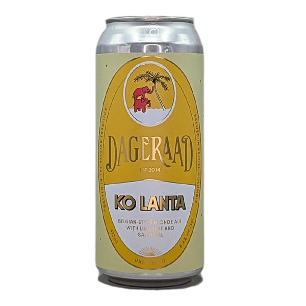 Dageraad Brewing Ko Lanta Belgian Blonde Ale with Lime Leaf and Galangal