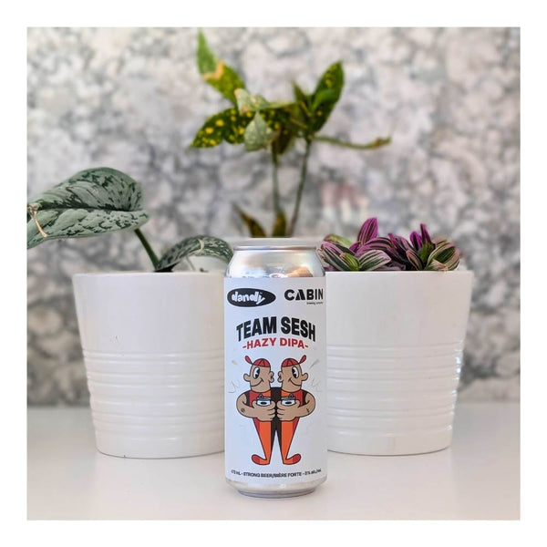 The Dandy Brewing Company x Cabin Brewing Company Team Sesh Hazy Double IPA