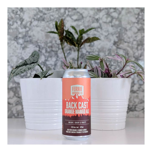 Fernie Brewing Company Back Cast Orange Mango Blonde Ale