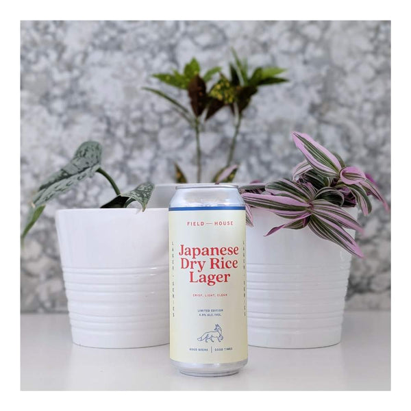 Field House Brewing Co. Japanese Dry Rice Lager