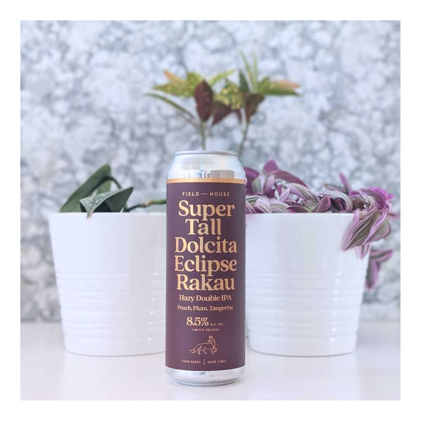 Field House Brewing Co. Super Tall Dolcita Eclipse Rakau Hazy Double IPA