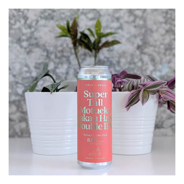 Field House Brewing Co. Super Tall Motueka Rakau Hazy Double IPA