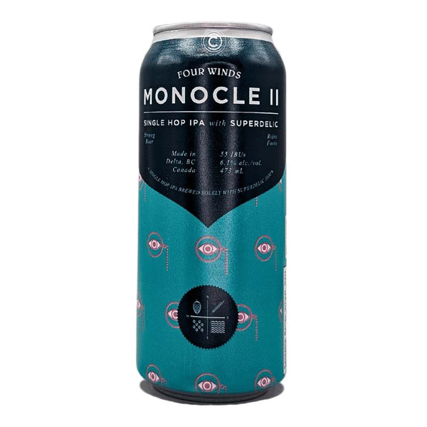 Four Winds Brewing Co. Monocle II Single Hop IPA with Superdelic Hazy IPA