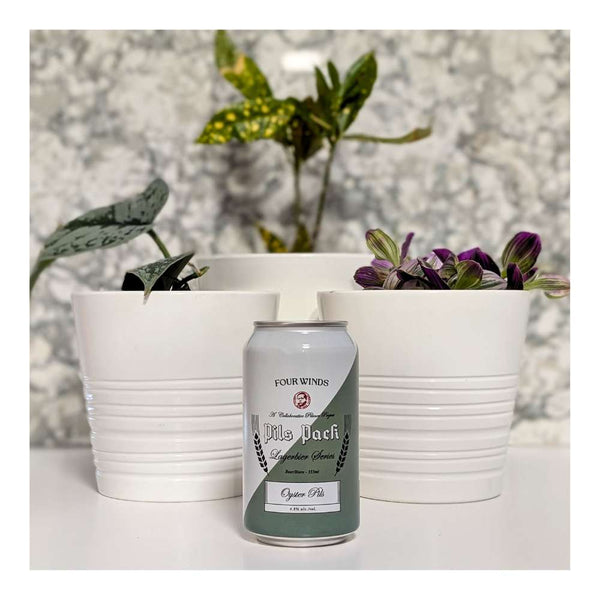 Four Winds Brewing Co. x Tofino Brewing Company Oyster Pils