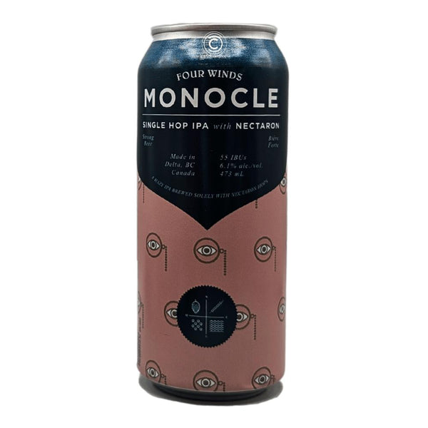 Four Winds Brewing Co. Monocle Single Hop IPA with Nectaron Hazy IPA