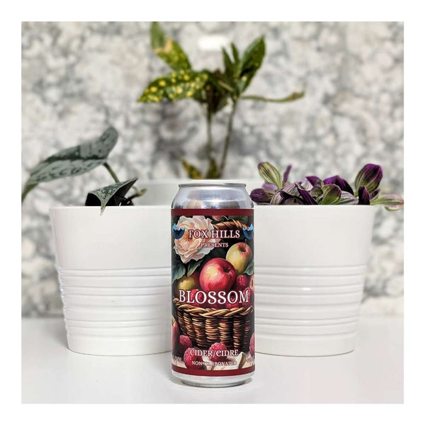 Fox Hills Cidery Blossom Raspberry Lemon and Rose Cider