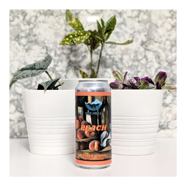 Fox Hills Cidery Peach Cider