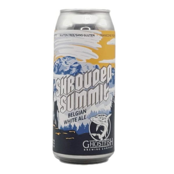 Ghostfish Brewing Company Shrouded Summit Belgian White Ale Gluten Free