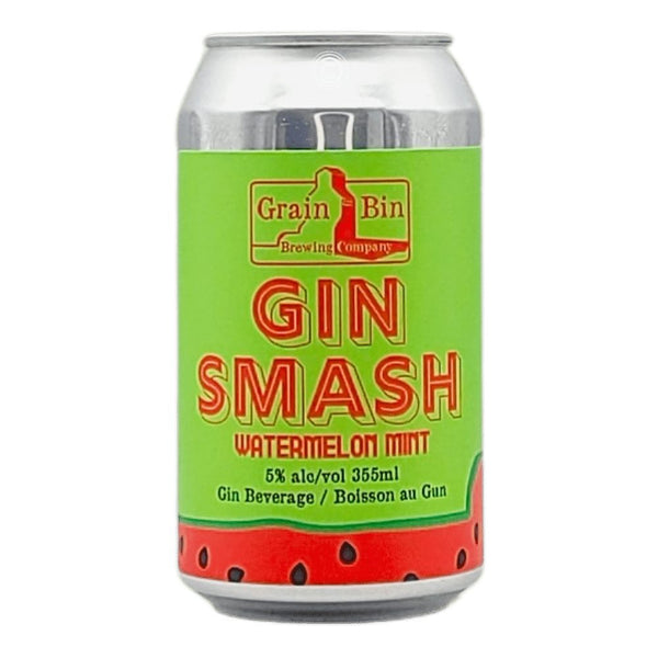 Grain Bin Brewing Company Gin Smash: Watermelon Mint Cocktail