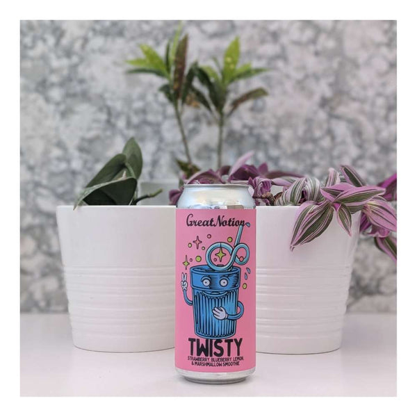 Great Notion Brewing Twisty Strawberry Blueberry Lemon Marshmallow Sour