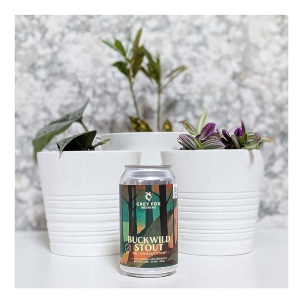 Grey Fox Brewing Buckwild Stout Gluten Free