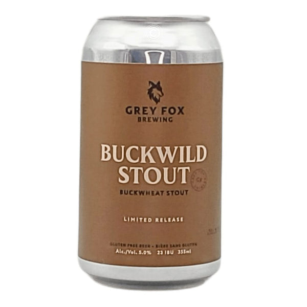 Grey Fox Brewing Buckwild Stout Gluten Free